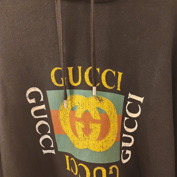 Gucci Logo Print Hoodie - Picture 5 of 10
